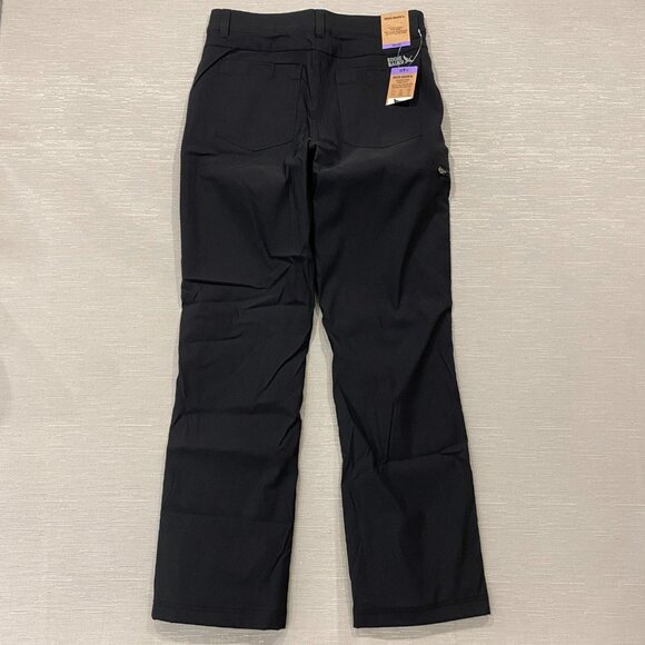 Eddie Bauer Fleece Lined Tech Pants Mens 30 x 32 Black Water Repellent Insulated - Picture 3 of 12